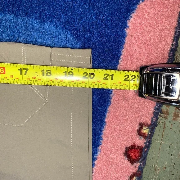 Kuhl Renegade Cargo Shorts Mens Sz 34 Nylon Stretch Outdoors Hiking Gorpcore 12” - Picture 6 of 16